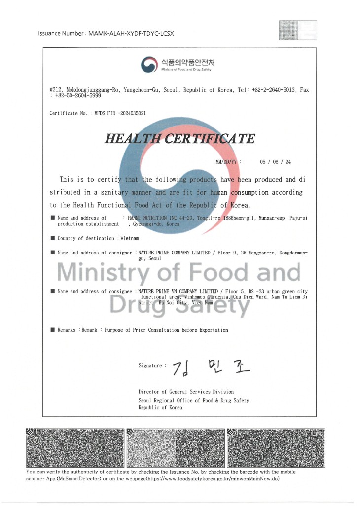 HACCP Certificate
